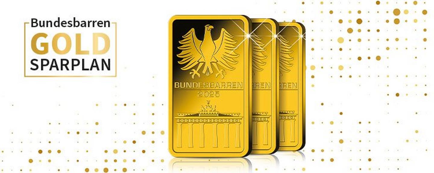 Gold-Sparplan 2025: Bundesbarren monatlich sichern – Flexibel, steuerfrei und ideal zum Vermögensaufbau