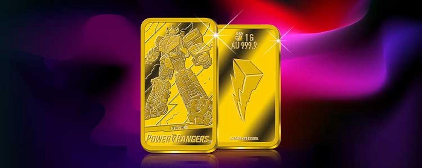 Deal der Woche: Power-Rangers-Goldbarren mit Megazord-Motiv zum Vorteilspreis vom 29.06.–05.07.2026.