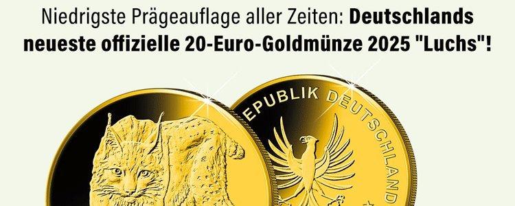 Münzen-News: 20-Euro Goldmünze 