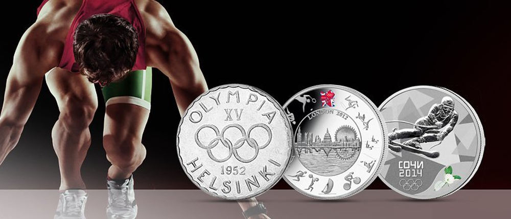 Offizielle Gedenkmünzen zu den Olympischen Spielen