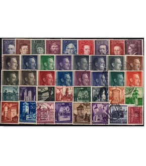 50 Briefmarken des Generalgouvernements