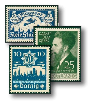 Danzig - 200 verschiedene Briefmarken
