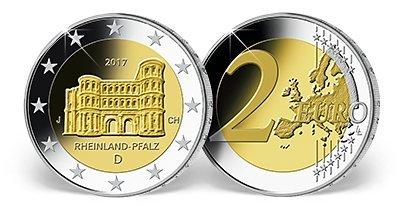 2-Euro-Münze mit der Porta Nigra