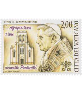 Die Briefmarken-Komplettkollektion "Pontifikat Papst Benedikt XVI."