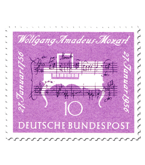 Briefmarke 200. Geburtstag von Wolfgang Amadeus Mozart, Michel-Nr. 228, postfrisch