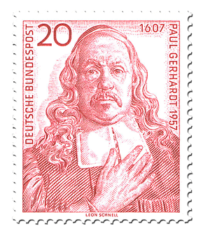 Briefmarke 350. Geburtstag von Paul Gerhardt, Michel-Nr. 253, postfrisch