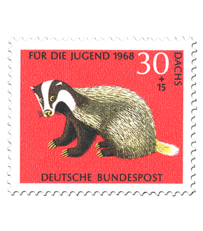 Jugendbriefmarken Jahrgang 1968 - Vom Aussterben bedrohte Tiere