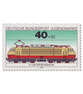 Jugendbriefmarken Jahrgang 1975 - Lokomotiven