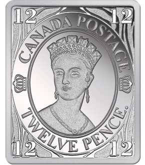 Kanada Königin Victoria 12 Pence in reinem Silber!