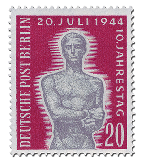 Briefmarke Berlin 10. Jahrestag des Attentats auf Adolf Hitler, postfrisch
