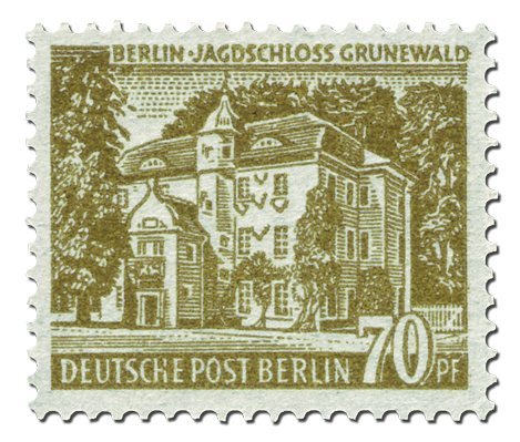 Briefmarken Berlin "Berliner Bauten" 1954, postfrisch - borek.de