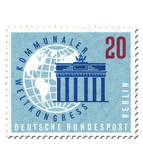 Briefmarke Kommunaler Weltkongress Berlin, Mi.-Nr. 189