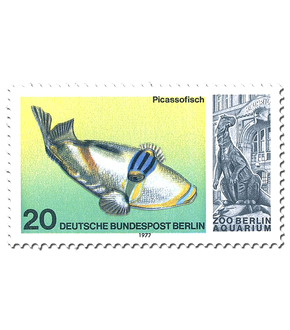 Briefmarken 25. Jahrestag Wiedereröffnung Aquarium Berliner Zoo, Mi.-Nr. 552-555