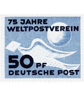 75 Jahre Weltpostverein: Die erste Briefmarke der DDR