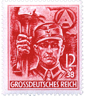 Die letzten zwei Briefmarken des "Dritten Reiches"