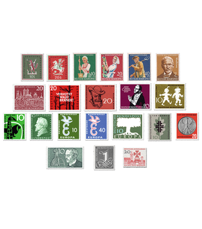 Briefmarken Jahrgangssatz Deutschland 1958