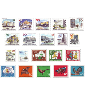 Briefmarken-Jahrgangssatz Berlin 1965, postfrisch