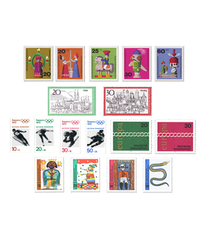 Briefmarken Jahrgangssatz Deutschland 1971