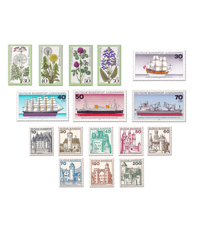 Briefmarken Jahrgangssatz Deutschland 1977