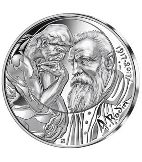 Monnaie de 10 Euros en argent «Rodin» 2017