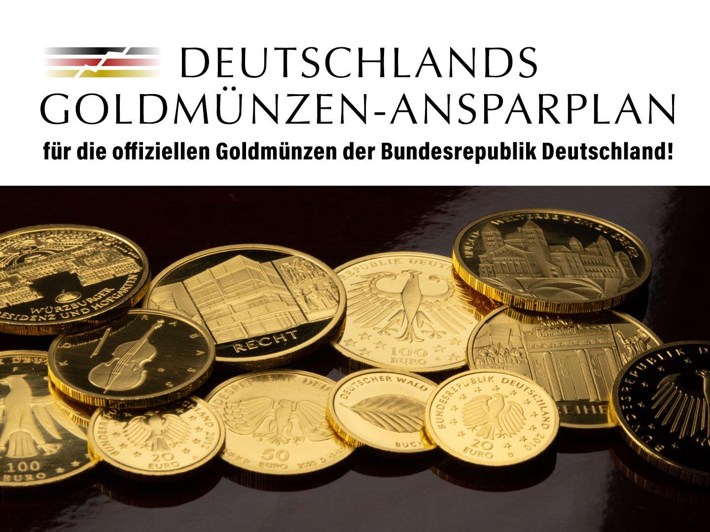 Die offiziellen Goldmünzen der Bundesrepublik Deutschland