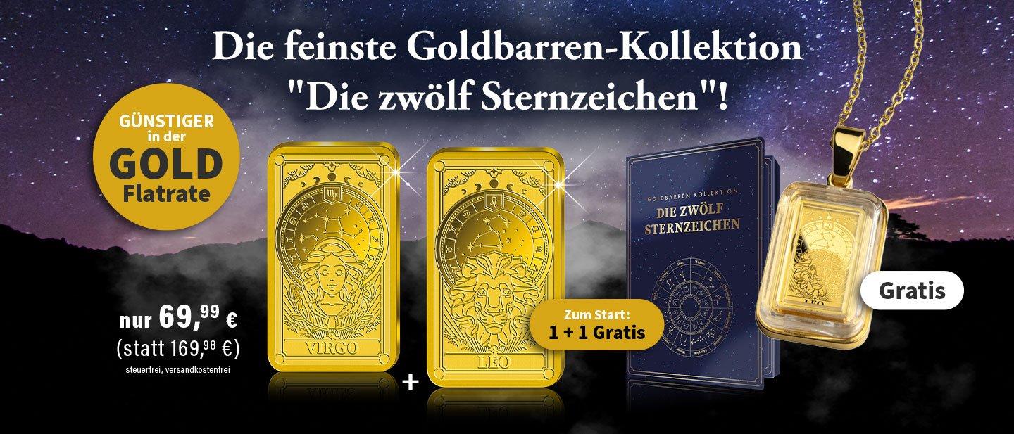 Feinste Goldbarren-Kollektion 