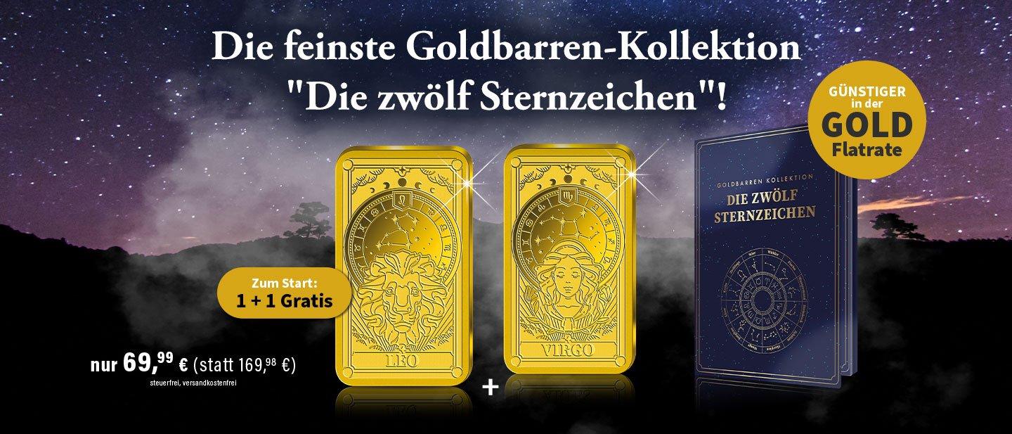 Feinste Goldbarren-Kollektion 