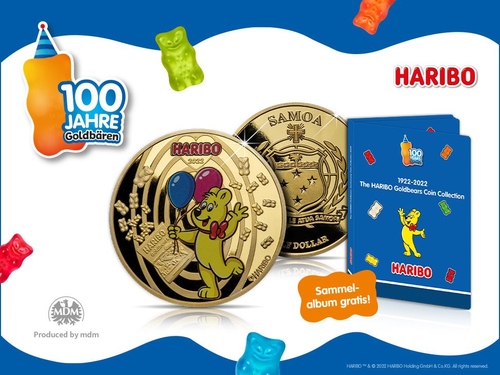 100 Jahre Haribo Goldbären Münzen
