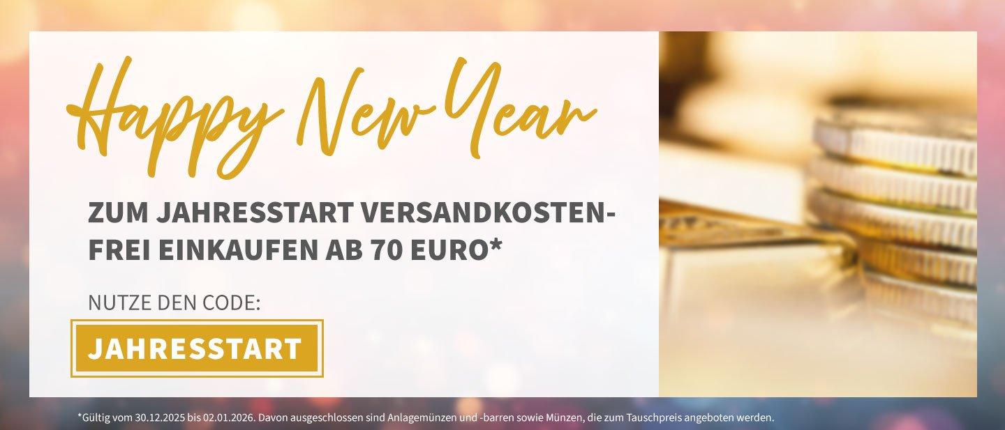 Starten Sie jetzt ab 70 € Bestellwert versandkostenfrei ins neue Jahr!