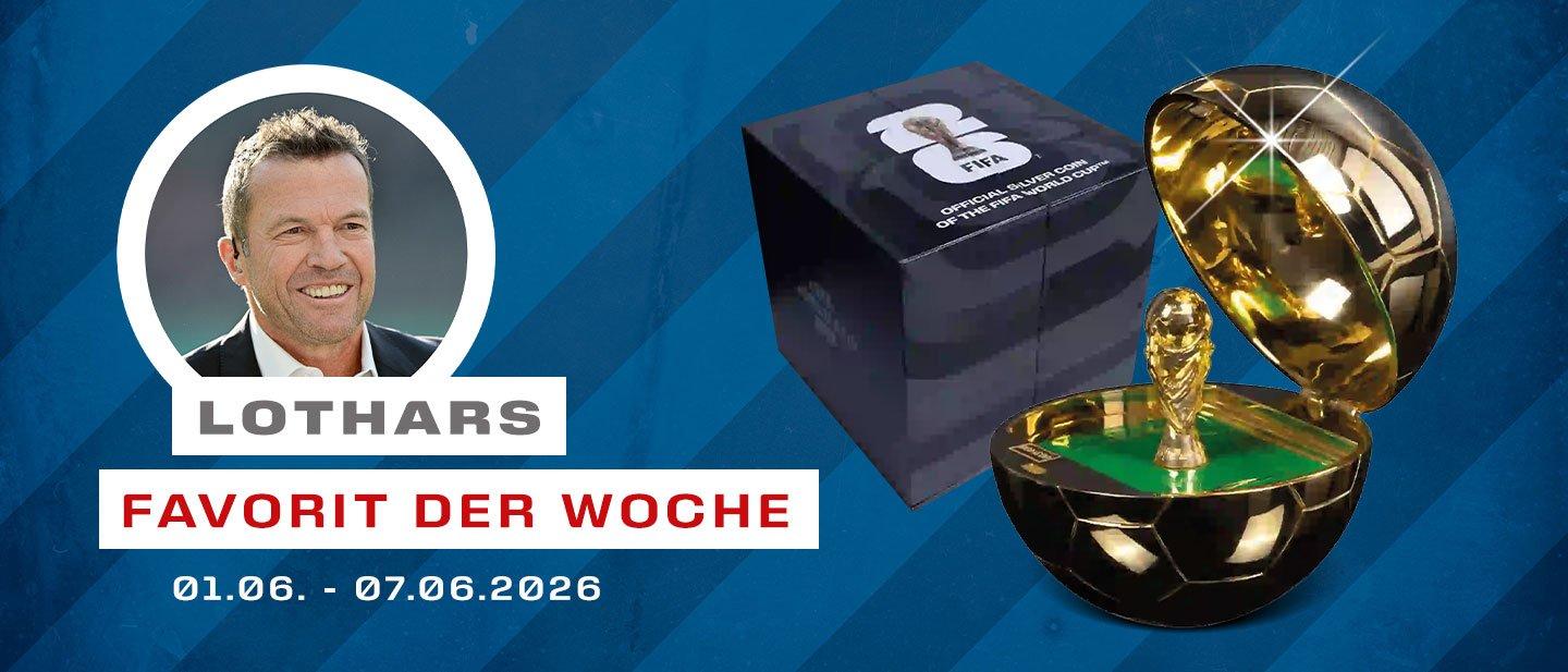 Aufklappbare Fußball-Münze zur FIFA WM 2026™!