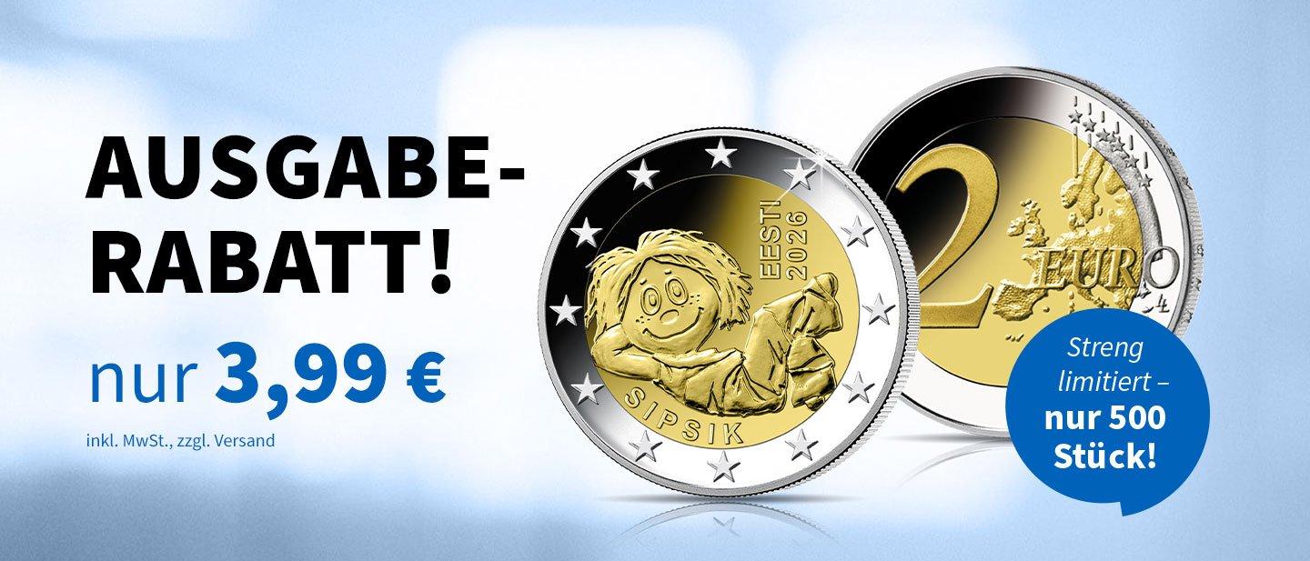 2 Euro Estland 2026 "Sipsik"