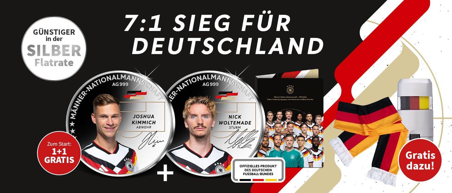 DFB-Silberausgaben – Doppelter Start: „Joshua Kimmich” + „Nick Woltemade”
