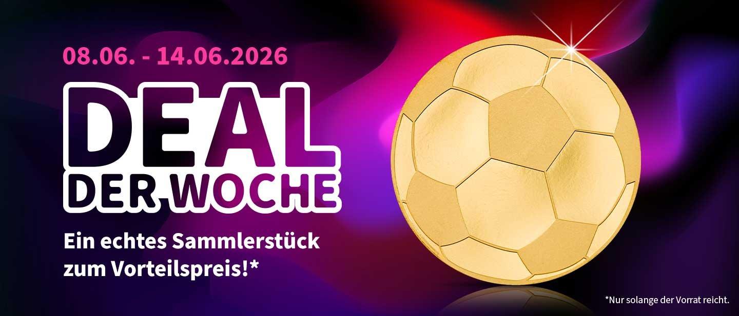 Gold-Gedenkmünze "Fußball"