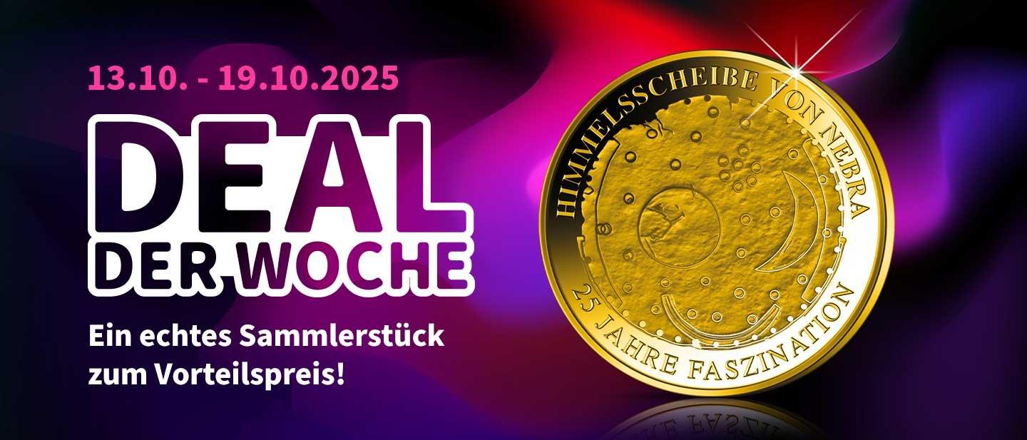 Die rabattierte Gold-Gedenkprägung 