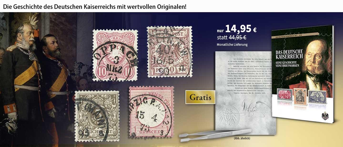 Das Briefmarkenbuch über das Deutsche Kaiserreich