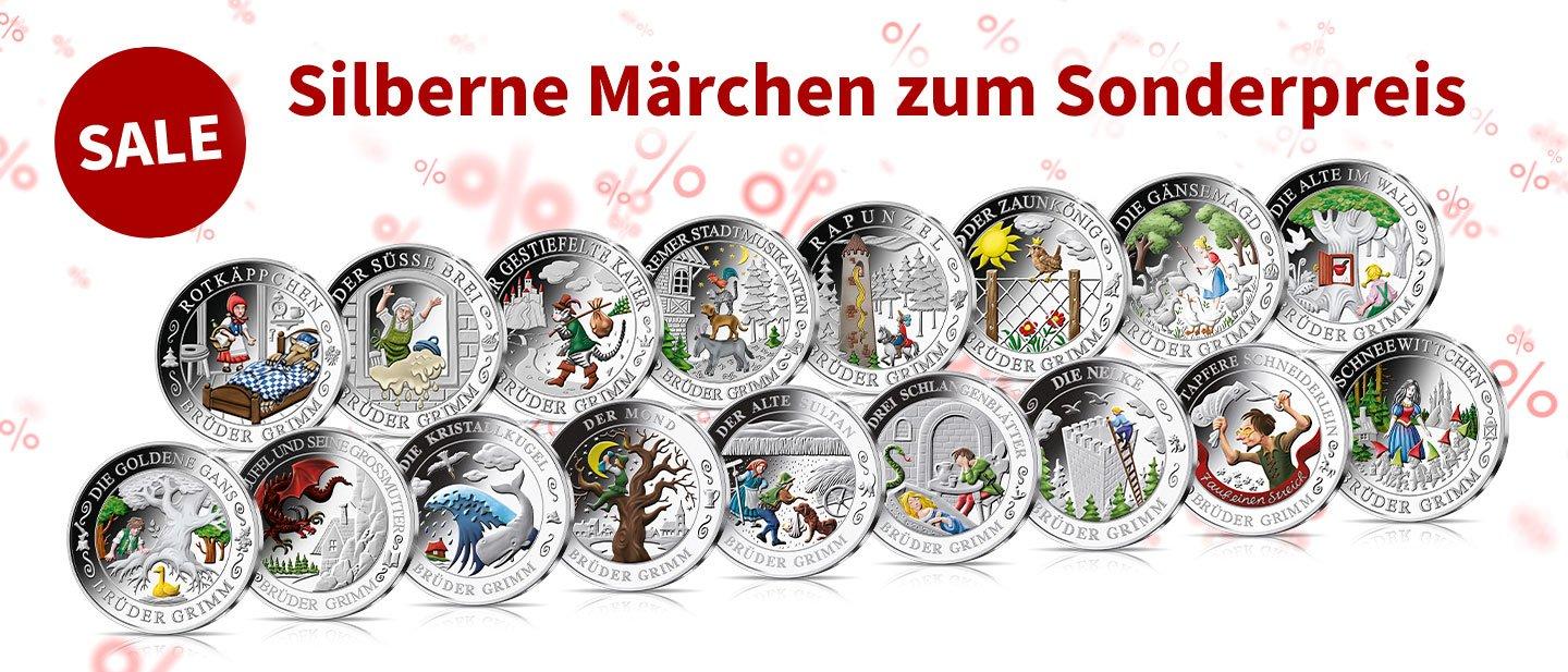 Deutsche Märchen auf Silber – zum Sonderpreis!