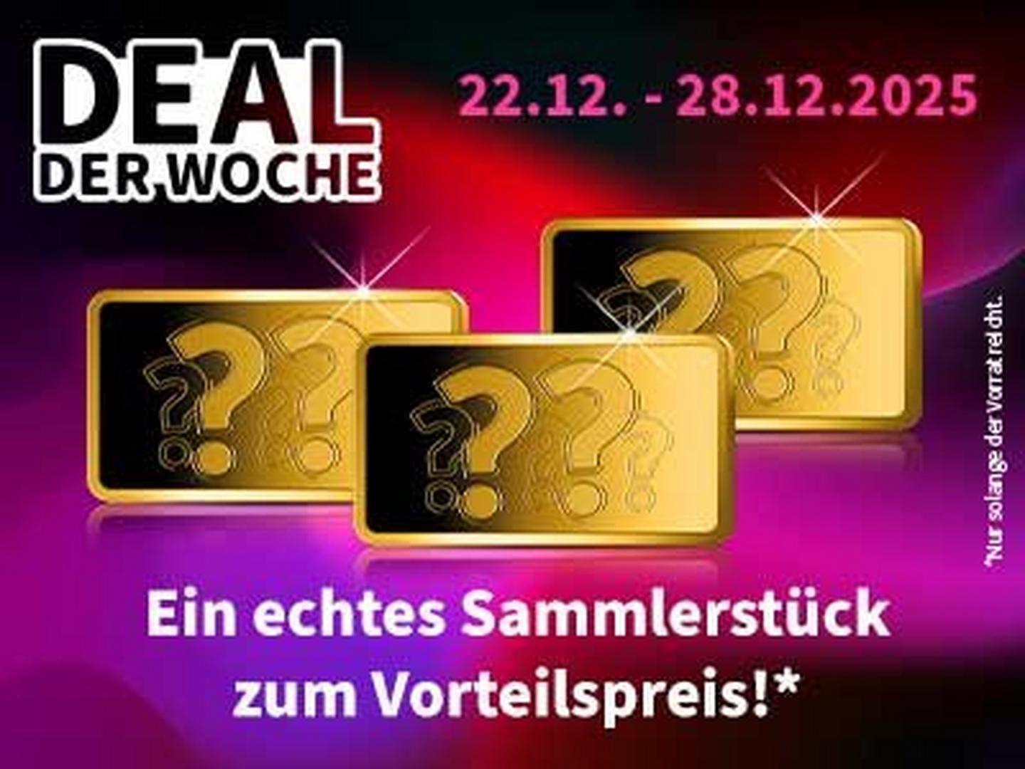 Überraschungs-3er-Set "Deutsche Wahrzeichen" - Reinstes Gold (999,9/1000)