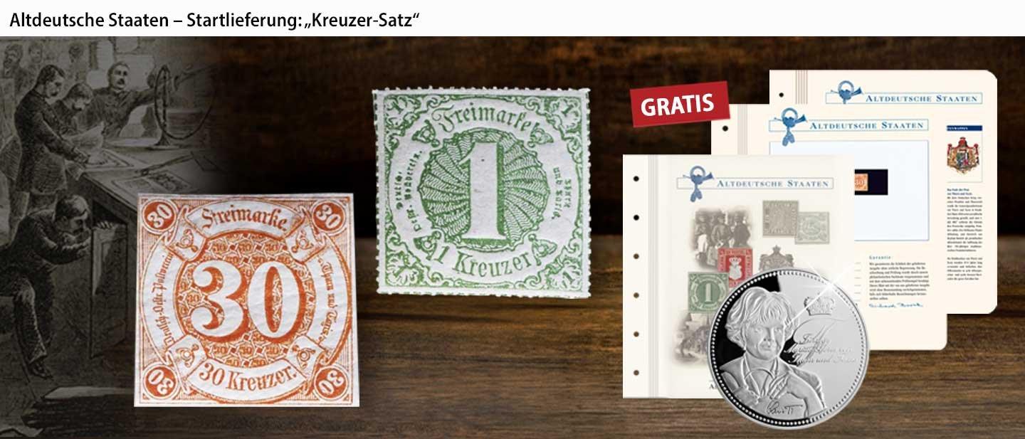 Original-Briefmarken Altdeutsche Staaten