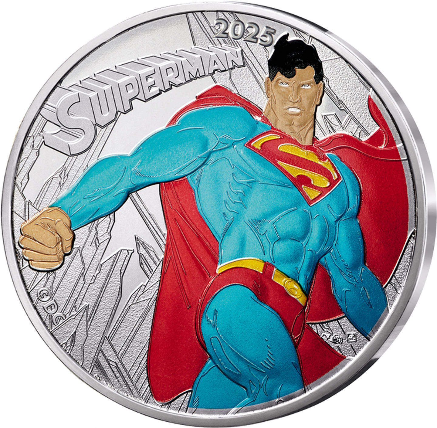 Superman-Silber-Vorderseite