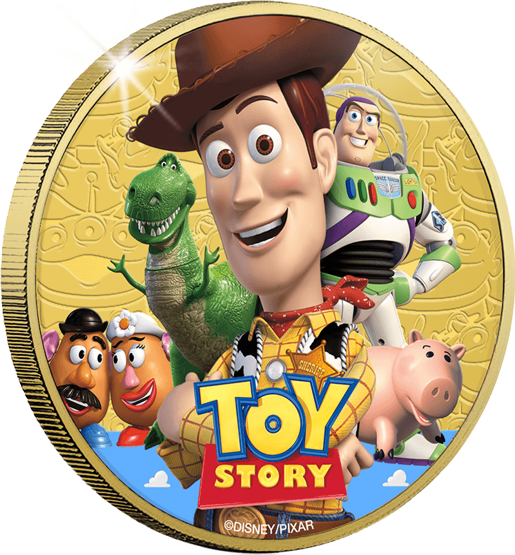 Collection « Disney - Pixar Toy Story », les frappes officielles colorisées et dorées à l'or pur !