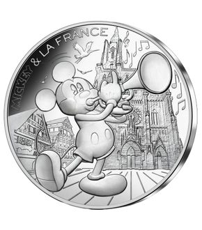 Monnaie de 10 euros en argent «Mickey - Fugue à la cathédrale» 