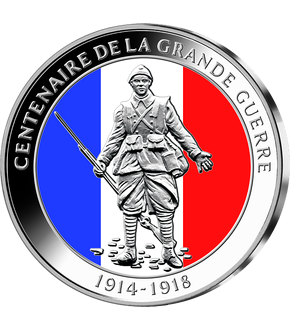 Frappe commémorative en argent " Centenaire de la Grande Guerre " 