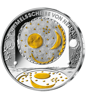 Die deutschen 10-Euro-Münzen mit Teilvergoldung – Start: „Himmelsscheibe“