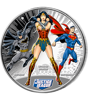 Die Silbermünzen-Edition „JUSTICE LEAGUE™“ – Start: „BATMAN, SUPERMAN …“