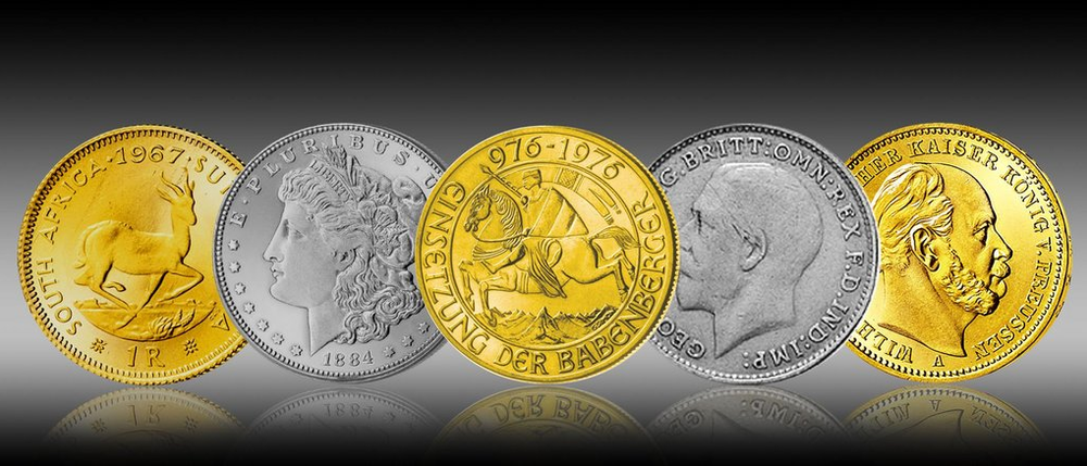 Historisches Investment - Original-Münzen zur Wertanlage