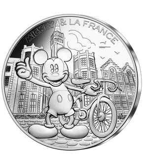 Monnaie de 10 Euros en argent «Mickey - Le Roi de la petite Reine» 2018