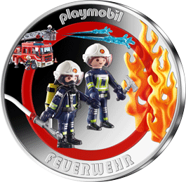 Die Silberprägung 50 Jahre Playmobil 