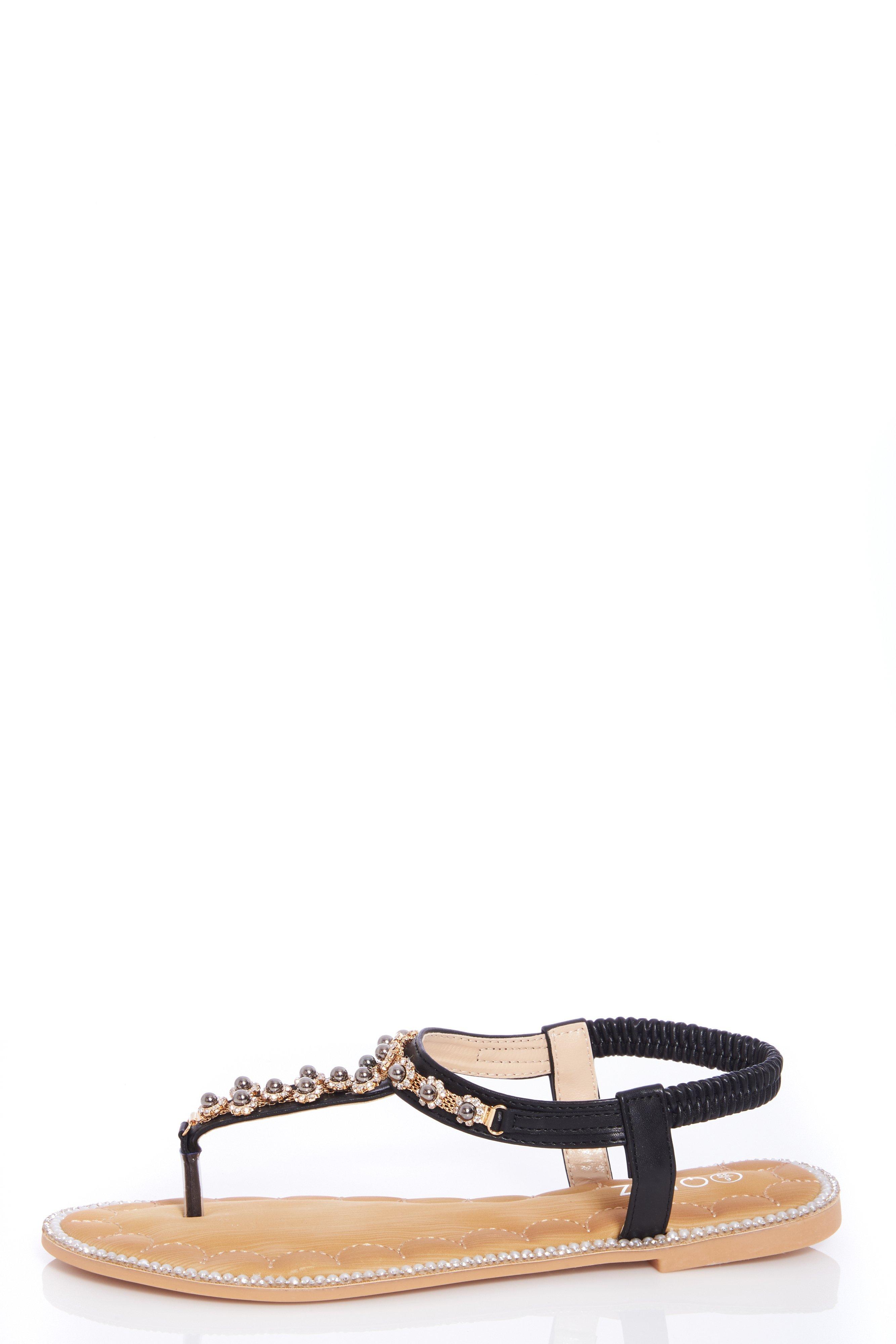pearl flat sandals uk