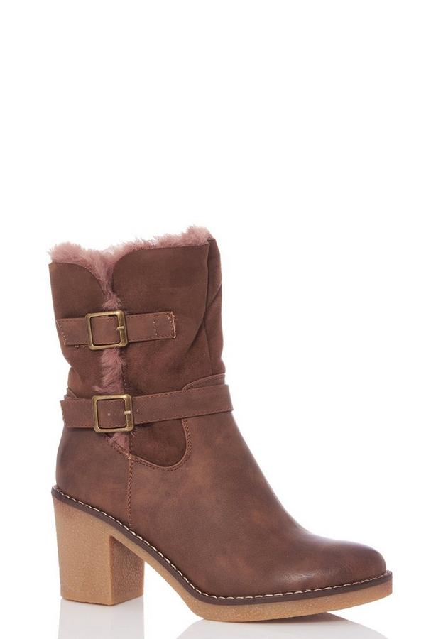 fold over fur boots