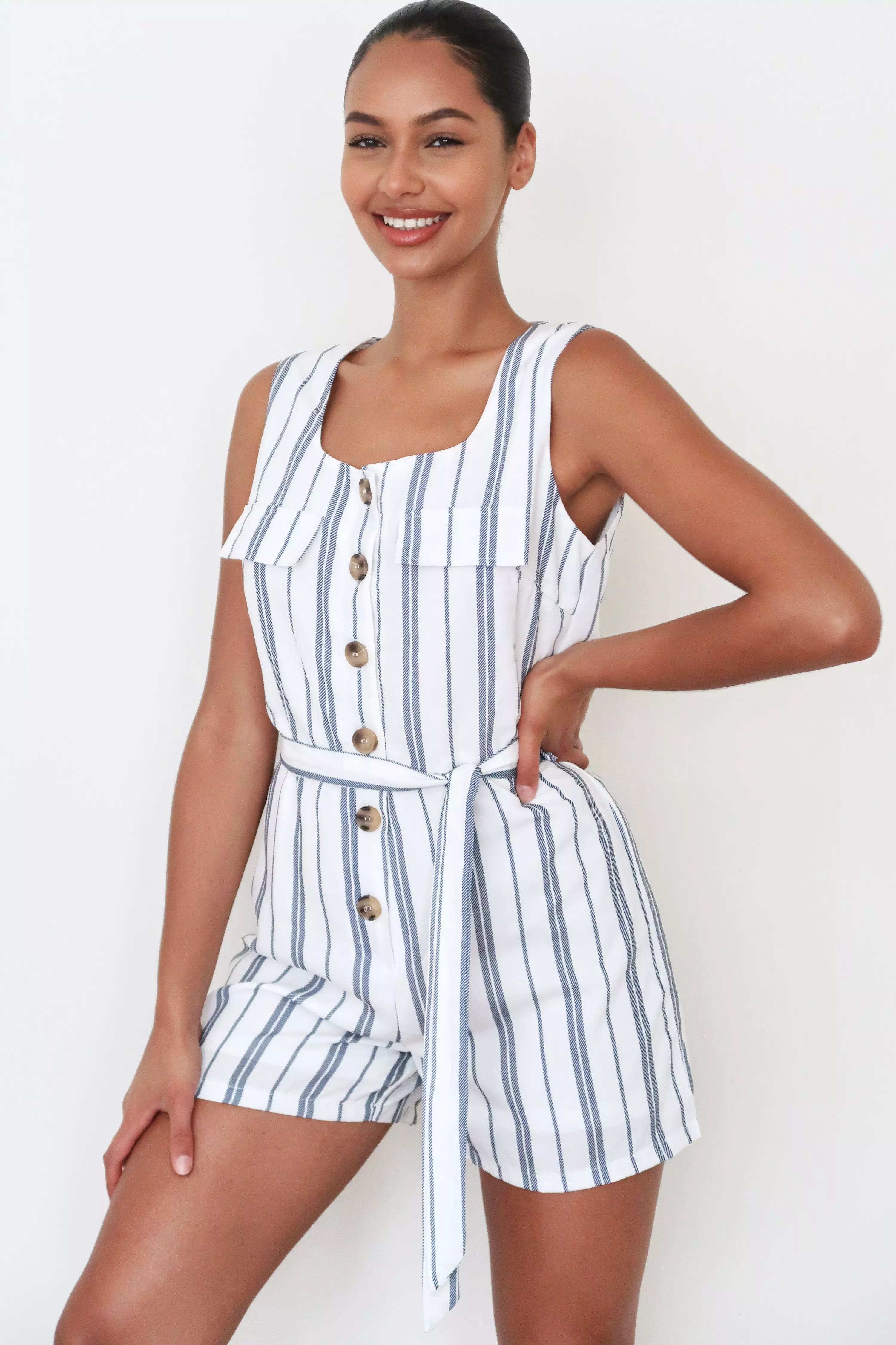 next stripe playsuit